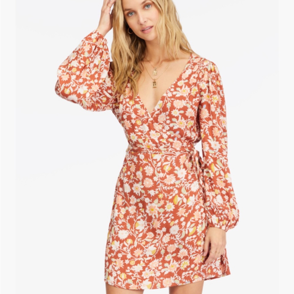 Billabong spring romance wrap dress